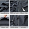 image:imageBella Coterie  Luxury Bamboo Viscose Queen Size Duvet Cover Set  Organically Grown  Cooling  Ultra Soft  8 Corner Ties  2 Pillow Shams  90 x 94  No Insert Sea GlassCharcoal Grey