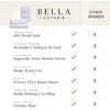 image:imageBella Coterie  Luxury Bamboo Viscose Queen Size Duvet Cover Set  Organically Grown  Cooling  Ultra Soft  8 Corner Ties  2 Pillow Shams  90 x 94  No Insert Sea GlassSea Glass
