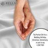 image:imageBella Coterie  Luxury Bamboo Viscose Queen Size Duvet Cover Set  Organically Grown  Cooling  Ultra Soft  8 Corner Ties  2 Pillow Shams  90 x 94  No Insert Sea GlassGrey Mist