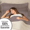 image:imageBella Coterie  Luxury Bamboo Viscose Queen Size Duvet Cover Set  Organically Grown  Cooling  Ultra Soft  8 Corner Ties  2 Pillow Shams  90 x 94  No Insert Sea GlassMocha
