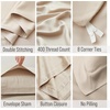 image:imageBella Coterie  Luxury Bamboo Viscose Queen Size Duvet Cover Set  Organically Grown  Cooling  Ultra Soft  8 Corner Ties  2 Pillow Shams  90 x 94  No Insert Sea GlassDune