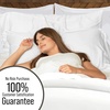 image:imageBella Coterie  Luxury Bamboo Viscose Queen Size Duvet Cover Set  Organically Grown  Cooling  Ultra Soft  8 Corner Ties  2 Pillow Shams  90 x 94  No Insert Sea GlassWhite