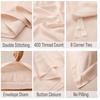 image:imageBella Coterie  Luxury Bamboo Viscose Queen Size Duvet Cover Set  Organically Grown  Cooling  Ultra Soft  8 Corner Ties  2 Pillow Shams  90 x 94  No Insert Sea GlassChampagne