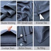 image:imageBella Coterie  Luxury Bamboo Viscose Queen Size Duvet Cover Set  Organically Grown  Cooling  Ultra Soft  8 Corner Ties  2 Pillow Shams  90 x 94  No Insert Sea GlassSlate Blue