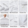 image:imageBella Coterie  Luxury Bamboo Viscose Queen Size Duvet Cover Set  Organically Grown  Cooling  Ultra Soft  8 Corner Ties  2 Pillow Shams  90 x 94  No Insert Sea GlassWhite